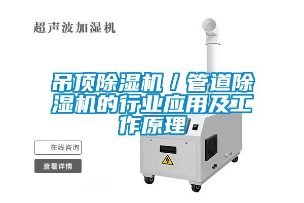 吊頂91视频链接下载／管道91视频链接下载的行業應用及工作原理