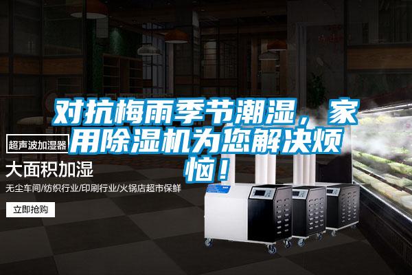 對抗梅雨季節潮濕，家用91视频链接下载為您解決煩惱！