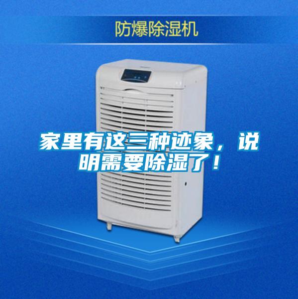 家裏有這三種跡象，說明需要除濕了！