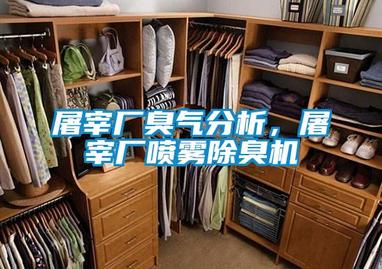 屠宰廠臭氣分析，屠宰廠噴霧除臭機