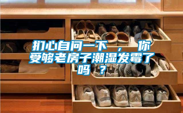 捫心自問一下 ， 你受夠老房子潮濕發黴了嗎 ？