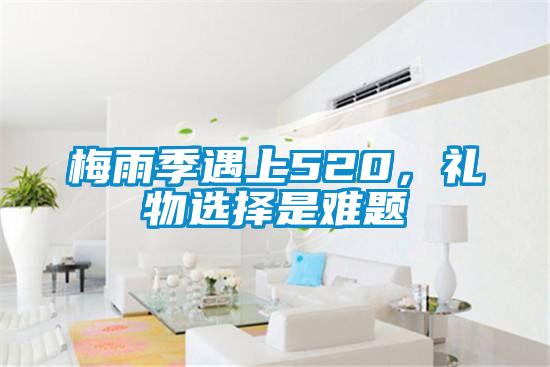 梅雨季遇上520，禮物選擇是難題