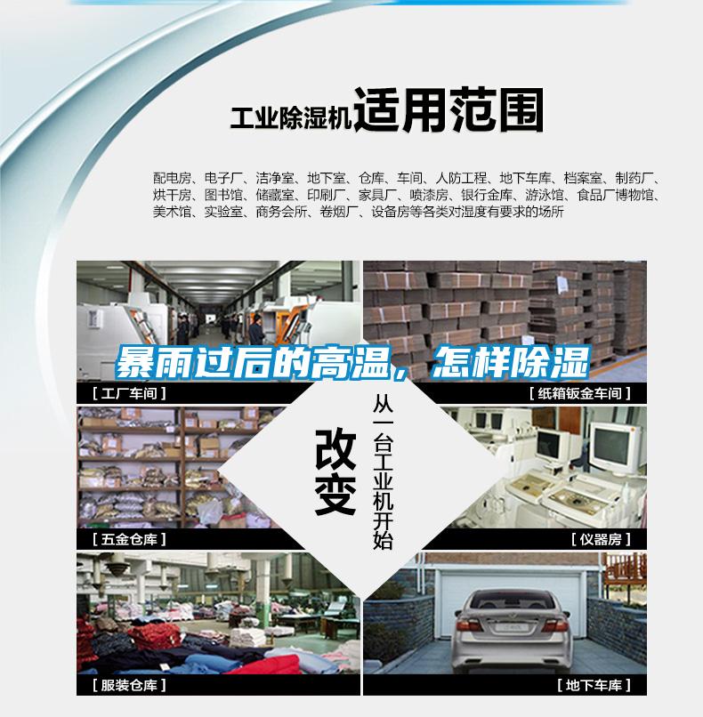 暴雨過後的高溫，怎樣除濕