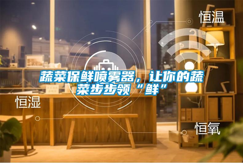 蔬菜保鮮噴霧器，讓你的蔬菜步步領“鮮”