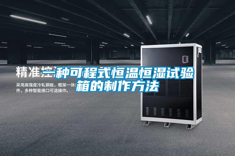 一種可程式恒溫恒濕試驗箱的製作方法