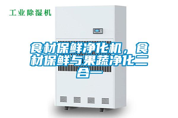 食材保鮮淨化機，食材保鮮與果蔬淨化二合一