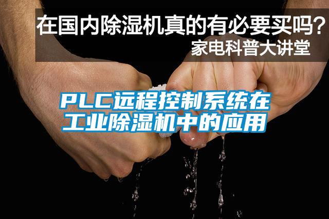 PLC遠程控製係統在工業91视频链接下载中的應用