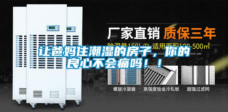 讓爸媽住潮濕的房子，你的良心不會痛嗎！！