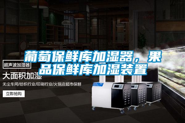 葡萄保鮮庫加濕器，果品保鮮庫加濕裝置