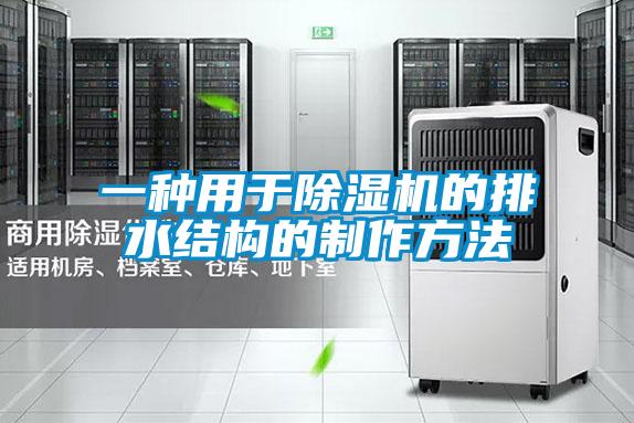 一種用於91视频链接下载的排水結構的製作方法