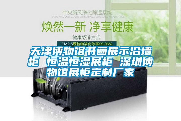天津博物館書畫展示沿牆櫃 恒溫恒濕展櫃 深圳博物館展櫃定製廠家