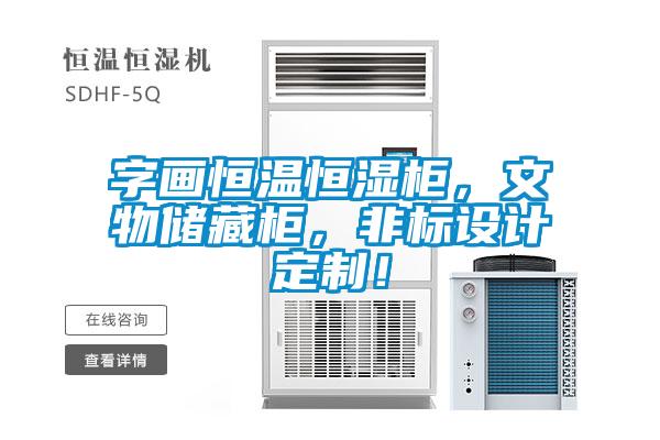 字畫恒溫恒濕櫃，文物儲藏櫃，非標設計定製！