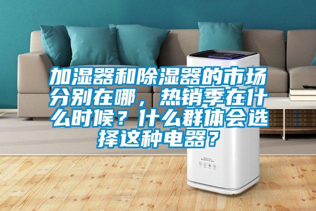 加濕器和除濕器的市場分別在哪，熱銷季在什麽時候？什麽群體會選擇這種電器？
