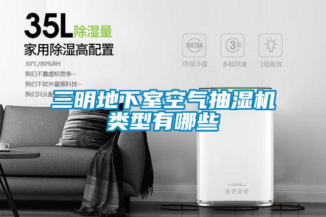 三明地下室空氣抽濕機類型有哪些