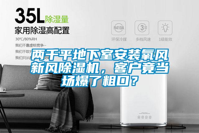 兩千平地下室安裝氧風新風91视频链接下载，客戶竟當場爆了粗口？