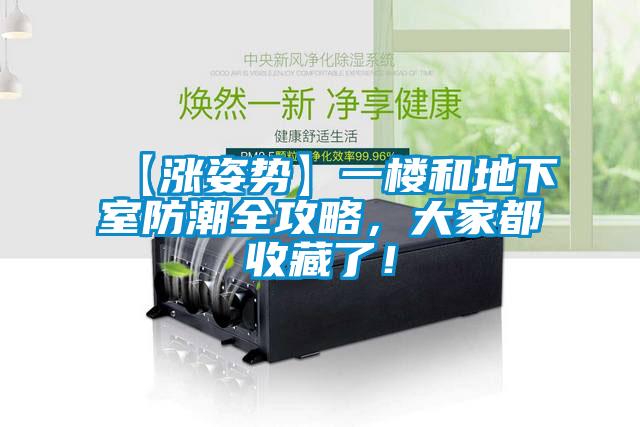 【漲姿勢】一樓和地下室防潮全攻略，大家都收藏了！