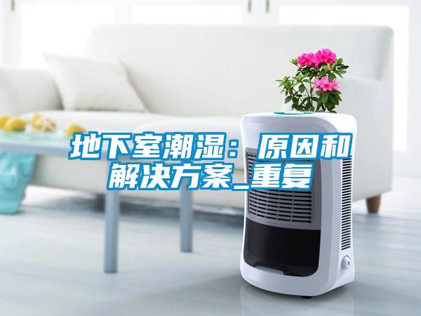 地下室潮濕：原因和黄91视频免费看_重複