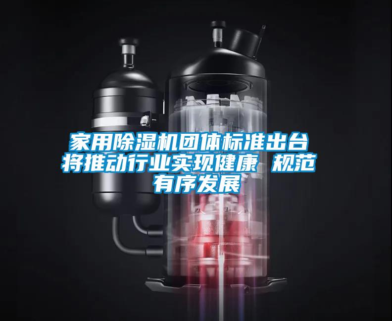 家用91视频链接下载團體標準出台 將推動行業實現健康 規範 有序發展