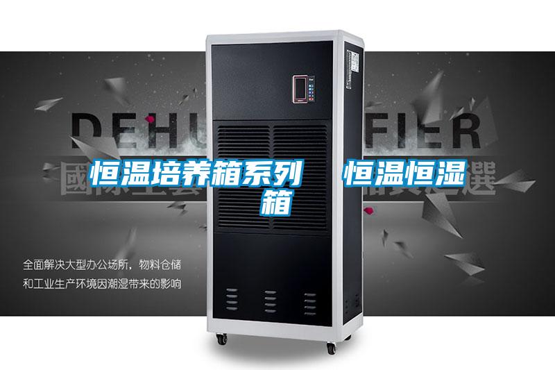 恒溫培養箱係列 恒溫恒濕箱