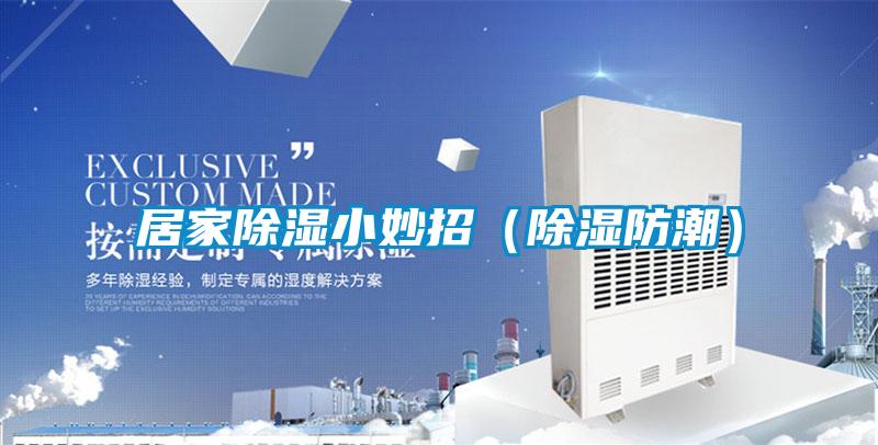 居家除濕小妙招(除濕防潮)
