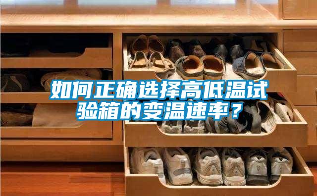 如何正確選擇高低溫試驗箱的變溫速率？