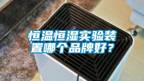 恒溫恒濕實驗裝置哪個品牌好？