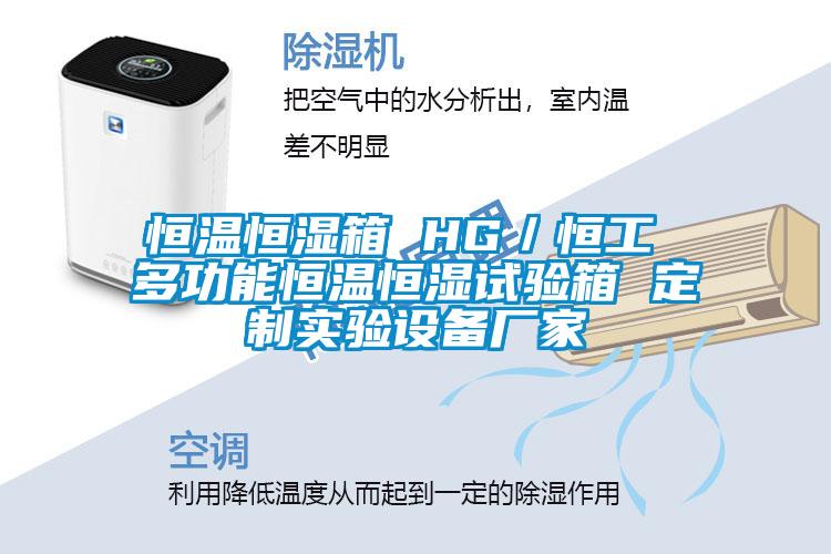 恒溫恒濕箱 HG／恒工 多功能恒溫恒濕試驗箱 定製實驗設備廠家