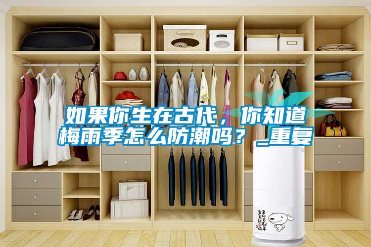 如果你生在古代，你知道梅雨季怎麽防潮嗎？_重複