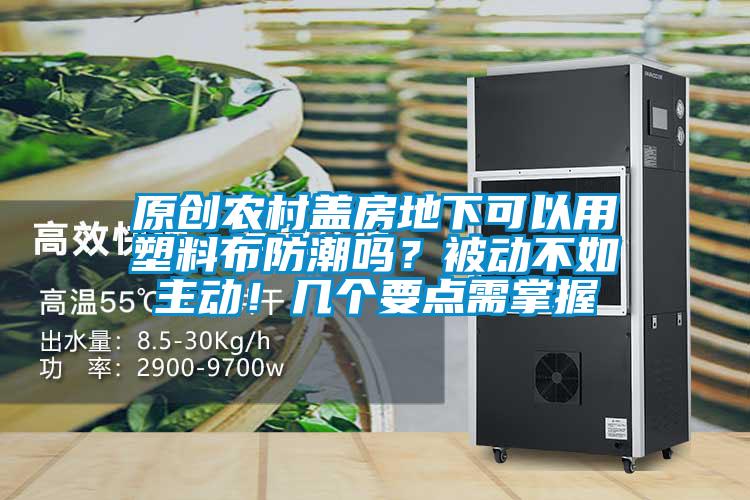 原創農村蓋房地下可以用塑料布防潮嗎？被動不如主動！幾個要點需掌握