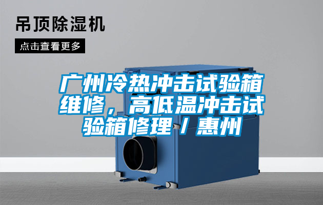 廣州冷熱衝擊試驗箱維修，高低溫衝擊試驗箱修理／惠州