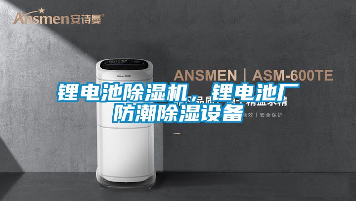 鋰電池91视频链接下载，鋰電池廠防潮除濕設備