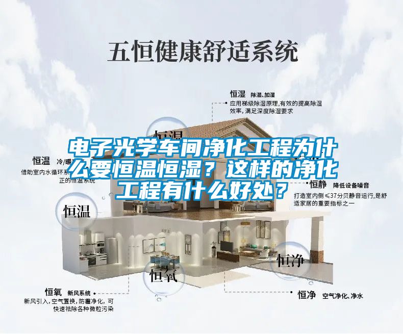 電子光學車間淨化工程為什麽要恒溫恒濕？這樣的淨化工程有什麽好處？