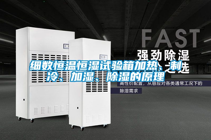 細數恒溫恒濕試驗箱加熱、製冷、加濕、除濕的原理