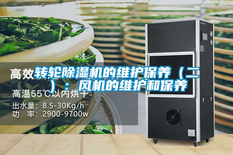 轉輪91视频链接下载的維護保養（二）：風機的維護和保養