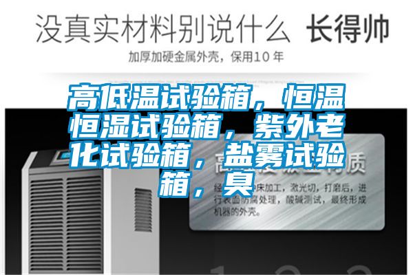 高低溫試驗箱，恒溫恒濕試驗箱，紫外老化試驗箱，鹽霧試驗箱，臭