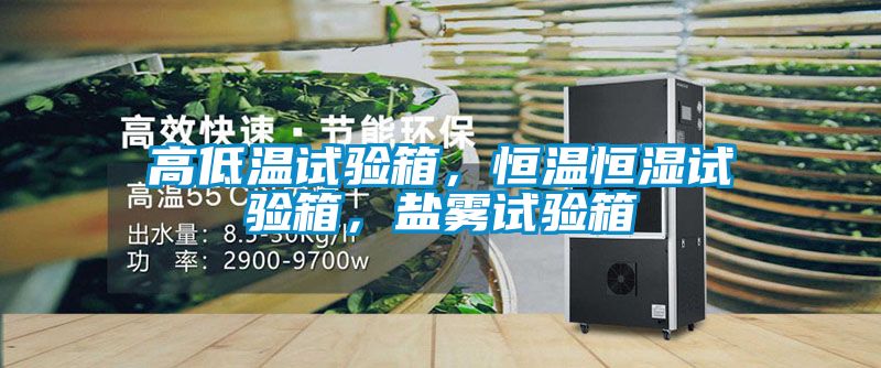 高低溫試驗箱，恒溫恒濕試驗箱，鹽霧試驗箱