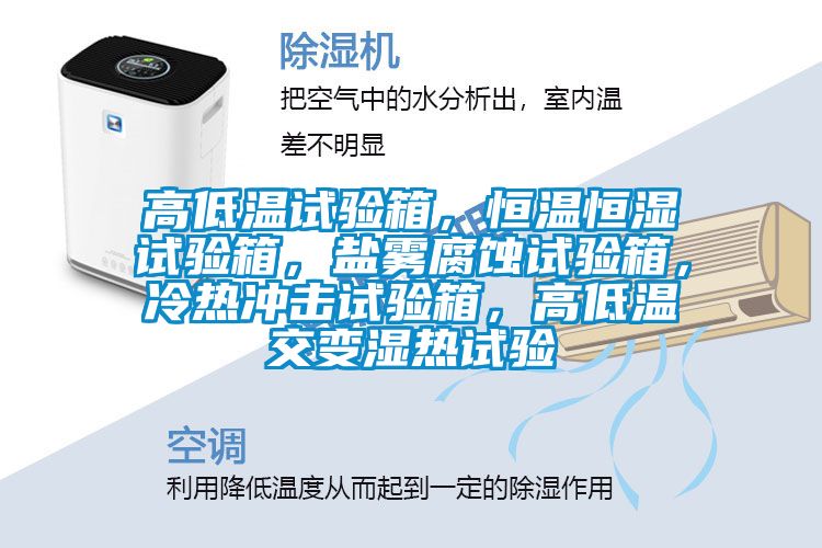 高低溫試驗箱，恒溫恒濕試驗箱，鹽霧腐蝕試驗箱，冷熱衝擊試驗箱，高低溫交變濕熱試驗
