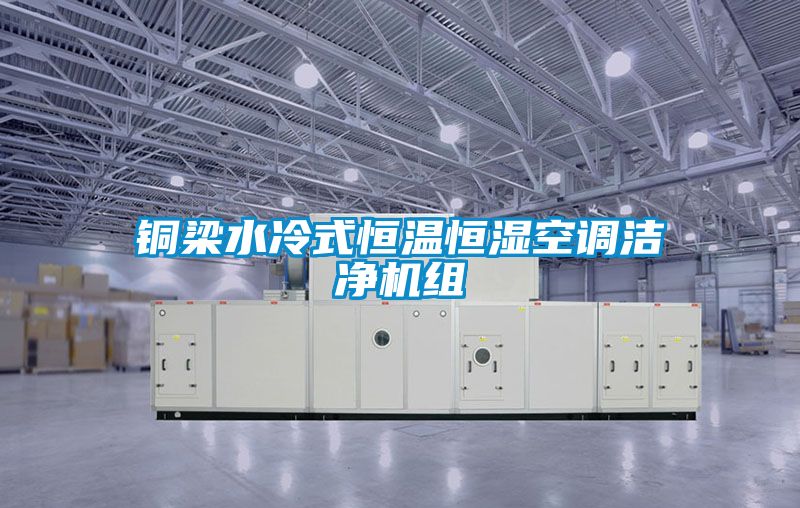 銅梁水冷式恒溫恒濕空調潔淨機組
